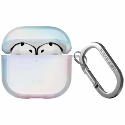 UNIQ AirPods 4 Skal Iridescia Hang - Holo Quartz