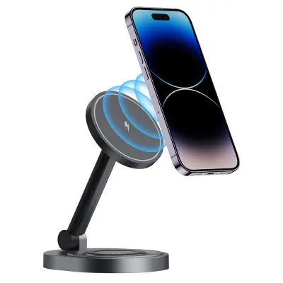 W14 3-i-1 Magnetisk Trådlös Laddare för iPhone 12-15, iWatch, AirPods