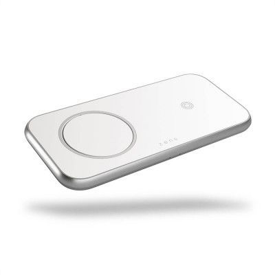 ZENS 3in1 Laddare Designad för Magsafe 10W+Plats för Magsafe + USB-A