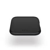 ZENS Single Alu. QI Laddare + USB-A out 10W inkl 18W USB-C PD Svart