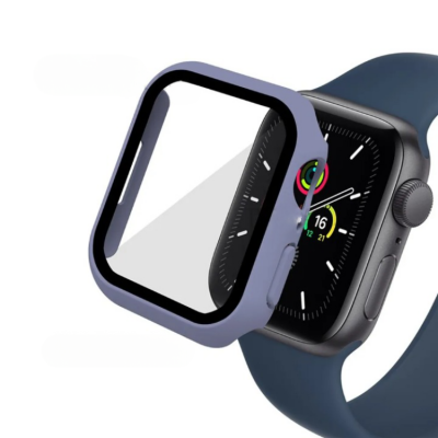 2-i-1 Skal med Hädat glas Apple Watch 7/8