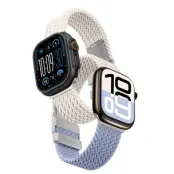 [2-Pack]AmazingThing Apple Watch 42mm Armband Blend - Blå