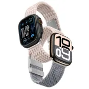[2-Pack]AmazingThing Apple Watch 45/46/49mm Armband Blend - Grå/Rosa