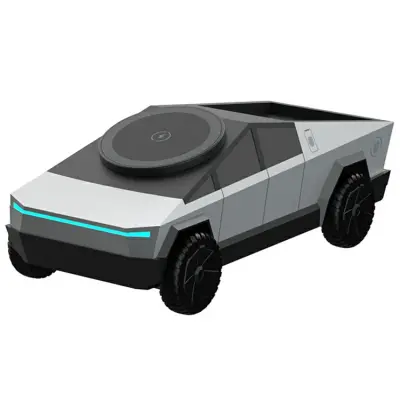 3-in-1 Bilformad 15W Qi2 Trådlös Laddare iPhone,Apple Watch,Airpods - Grå (Grå)