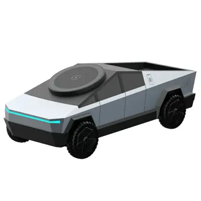 3-in-1 Bilformad 15W Qi2 Trådlös Laddare iPhone,Apple Watch,Airpods - Silver (Silver)