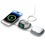 3in1 MagSafe Trådlös Laddare iPhone Apple Watch Airpods