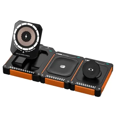 3in1 MagSafe Trådlös Laddare iPhone Apple Watch Airpods