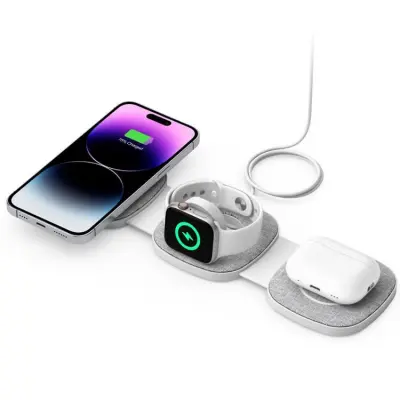 Tech-Protect 3-in-1 Trådlös Laddare Magsafe iPhone Apple Watch AirPods