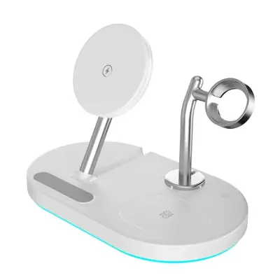 4in1 MagSafe Trådlös Laddare iPhone Apple Watch Airpods