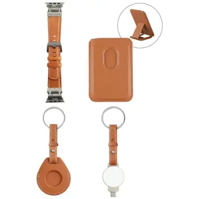 4smarts 4in1 Apple Watch Laddare&Band MagSafe Korthållare AirTag Skal