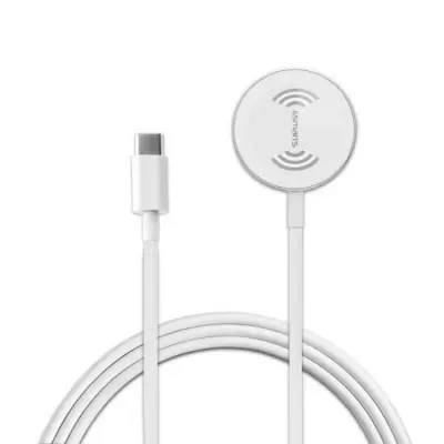 4smarts laddare Apple Watch 2.5W Med USB-C Kable - Vit