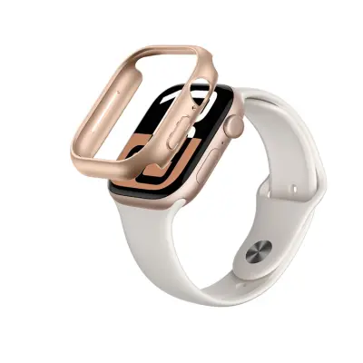 AmazingThing Apple Watch 46mm Skal Minimal - Rosa Guld