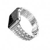 Apple Watch 4 44mm , 1/2/3 42mm Metallarmband - Silver