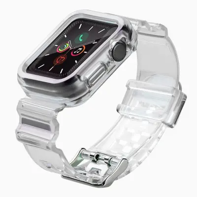 Apple Watch (40mm) Armband Silikon - Svart