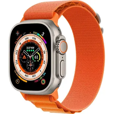 Apple Watch 4/5/6/7/8/SE (38/40/41mm) Loop Nylon Band - Orange