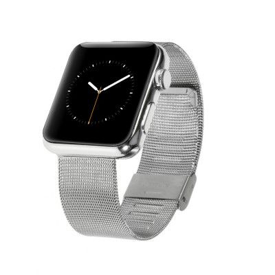 Apple Watch 4/5/6/SE 40mm och 1/2/3 38mm Metallarmband - Silver