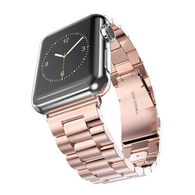 Apple Watch 4/5/6/SE 40mm Och 1/2/3 38mm Metallarmband Xincuco - Rosa