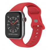 Apple Watch 7 41mm Armband Silikon - Rosröd