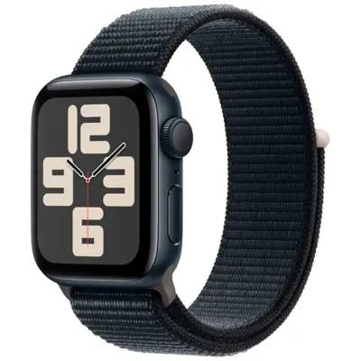 Apple Watch SE 2023 40mm (GPS) Svart (Nylon Band Svart)