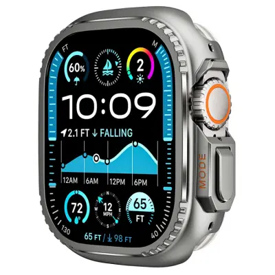 Apple Watch Ultra 2 (49mm) Skal Metal - Grå