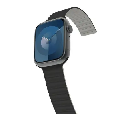 Araree Apple Watch (38/40/41mm) Armband Silikon - Svart/Grå