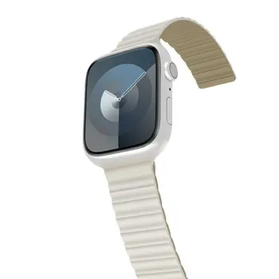 Araree Apple Watch (42/44/45/49mm) Armband Silikon - Vit/Grön