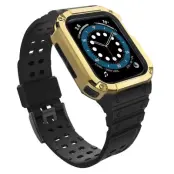 Armband kompatibelt med Apple Watch 4/5/6/7/SE (42/44/45mm) Svart