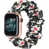 Armband Scrunchie Apple Watch 1/2/3/4/5/6/SE 38/40mm Liljeblomma