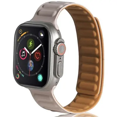 Beline Apple Watch (38/40/41mm) Armband Magnetic - Khaki