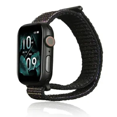 Beline Apple Watch (38/40/41mm) Armband Nylon - Svart