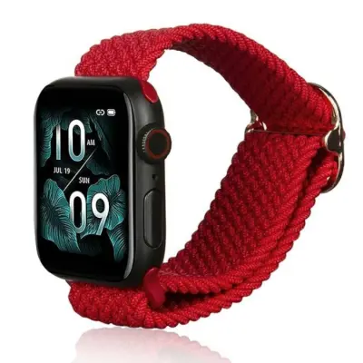 Beline Apple Watch (38/40/41mm) Armband Textile - Röd