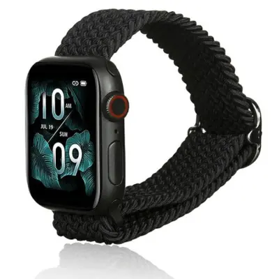 Beline Apple Watch (38/40/41mm) Armband Textile - Svart