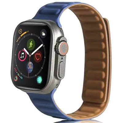 Beline Apple Watch (42/44/45/49mm) Armband Magnetic - Blå