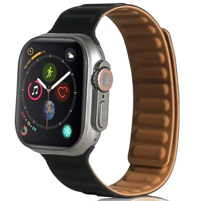 Beline Apple Watch (42/44/45/49mm) Armband Magnetic - Svart