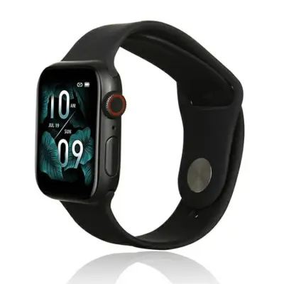 Beline Apple Watch (42/44/45/49mm) Armband Silikon - Svart