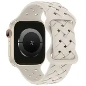 Beline Apple Watch (42/44/45/49mm) Armband Silikon Woven - Starlight