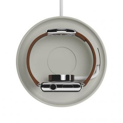 Bluelounge Kosta, ljusgrå - Apple Watch laddningsunderlägg