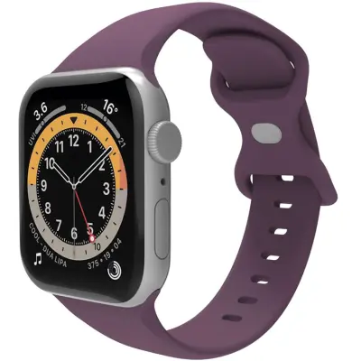 Celly Apple Watch (38/40/41mm) Armband Silikon - Lila