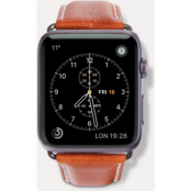 Dbramante1928 Copenhagen Strap (Apple Watch 42 mm) - Ljusbrun/grå
