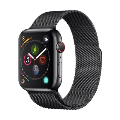 Devia Apple Watch (42/44/45/49mm) Armband Elegant Milanese - Svart