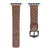 Dux Ducis Apple Watch 2/3/4/5/6/7/8/SE (41/40/38 mm) Armband Äkta Läder - Brun