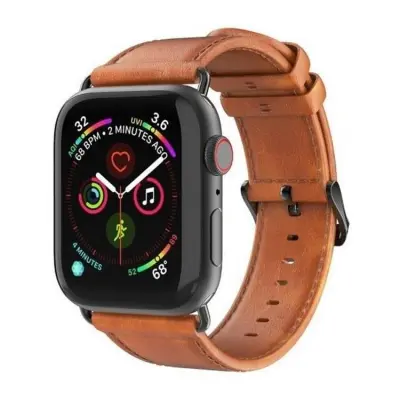 Dux Ducis Apple Watch 44/45/46/49mm Armband Äkta Läder