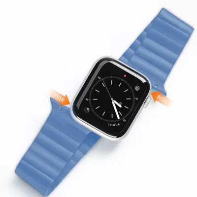 Dux Ducis Magnetic Strap Apple Watch 7/6/5/4/3/2/SE (41/40/38mm) - Blå