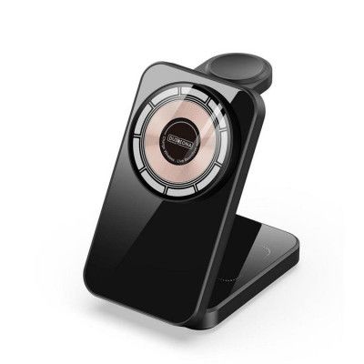 Duzzona 3-in-1 Trådlös Laddare Magsafe iPhone, Apple Watch, AirPods 15W