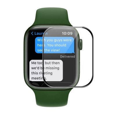 ENKAY Apple Watch 7 41mm Skärmskydd 3D - Svart