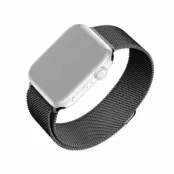 Fixed Apple Watch 6/7/8 (38/40/41mm) Armband Mesh - Svart