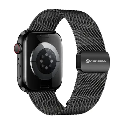 Forcell Apple Watch (38/40/41) Armband Magnetic Stainless Steel