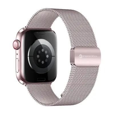 Forcell Apple Watch (42/44/45/49) Armband Magnetic Stainless Steel