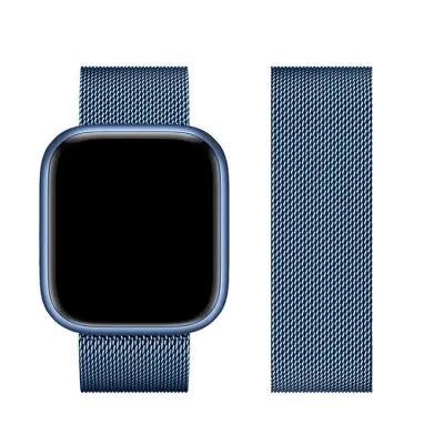 Forcell Apple Watch (42/44/45/49mm) Armband F-Design - Blå