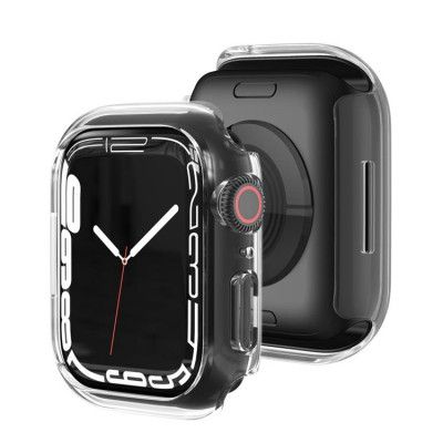 Hård PC Skal Apple Watch 7 41 mm - Tranparent